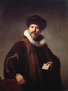 Rembrandt van rijn Nicolaes ruts oil painting artist